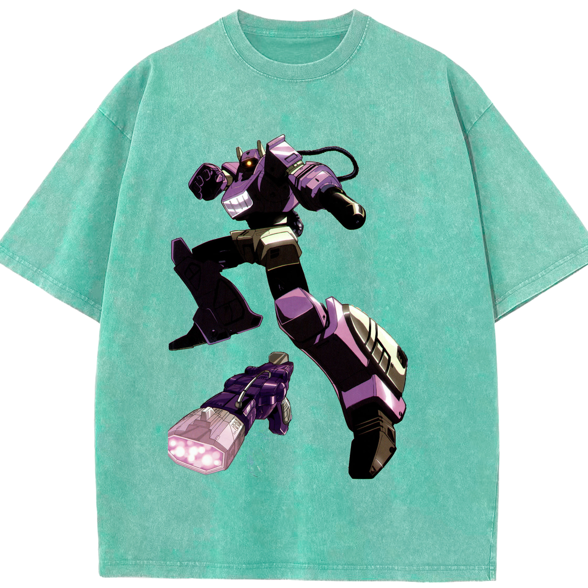 （画像用）  綿100% ヴィンテージ風 半袖Tシャツ（フロントプリント）